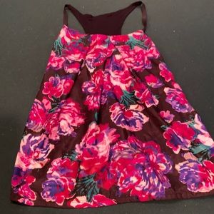 Dressy, blousy racer back top